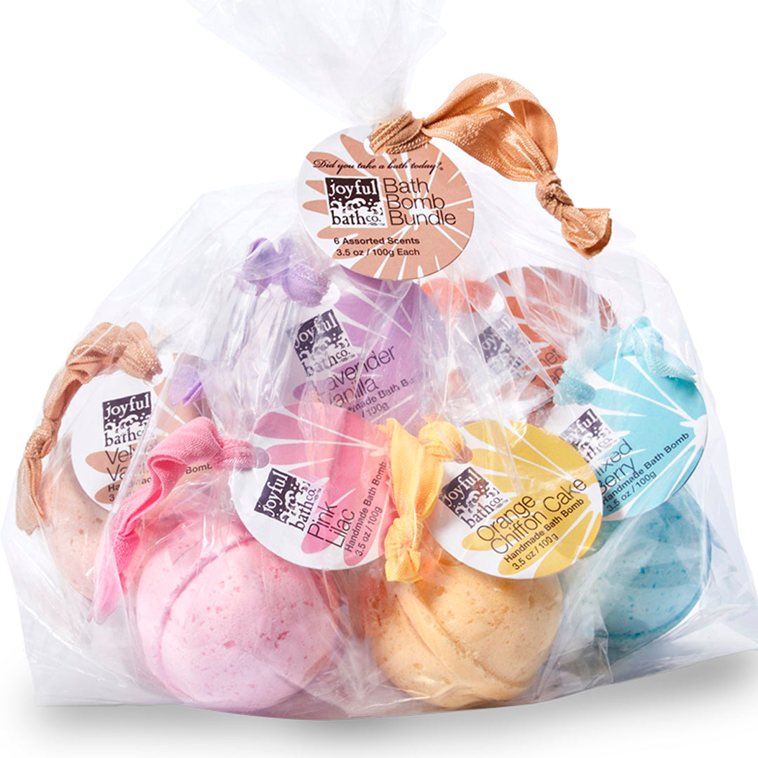 Handmade Bath Bomb Bundle - Six (6) Pack in 2 Varieties