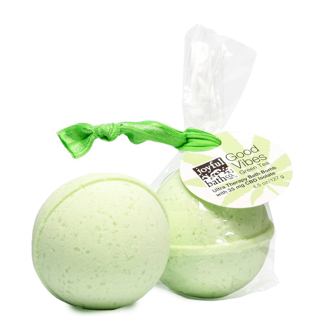 Good Vibes Green Tea Bath Bomb