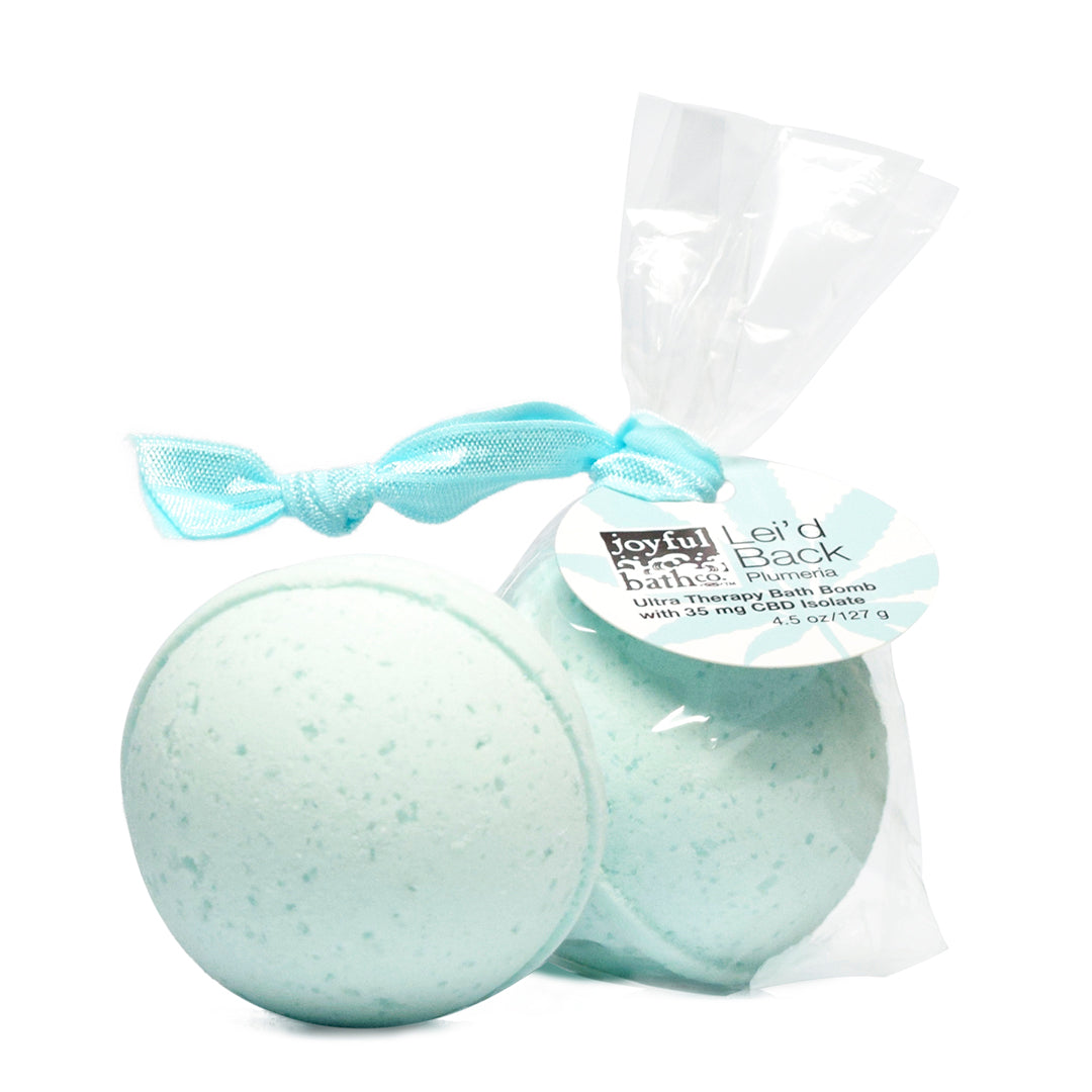 Leid Back Plumeria  Hemp Bath Bomb