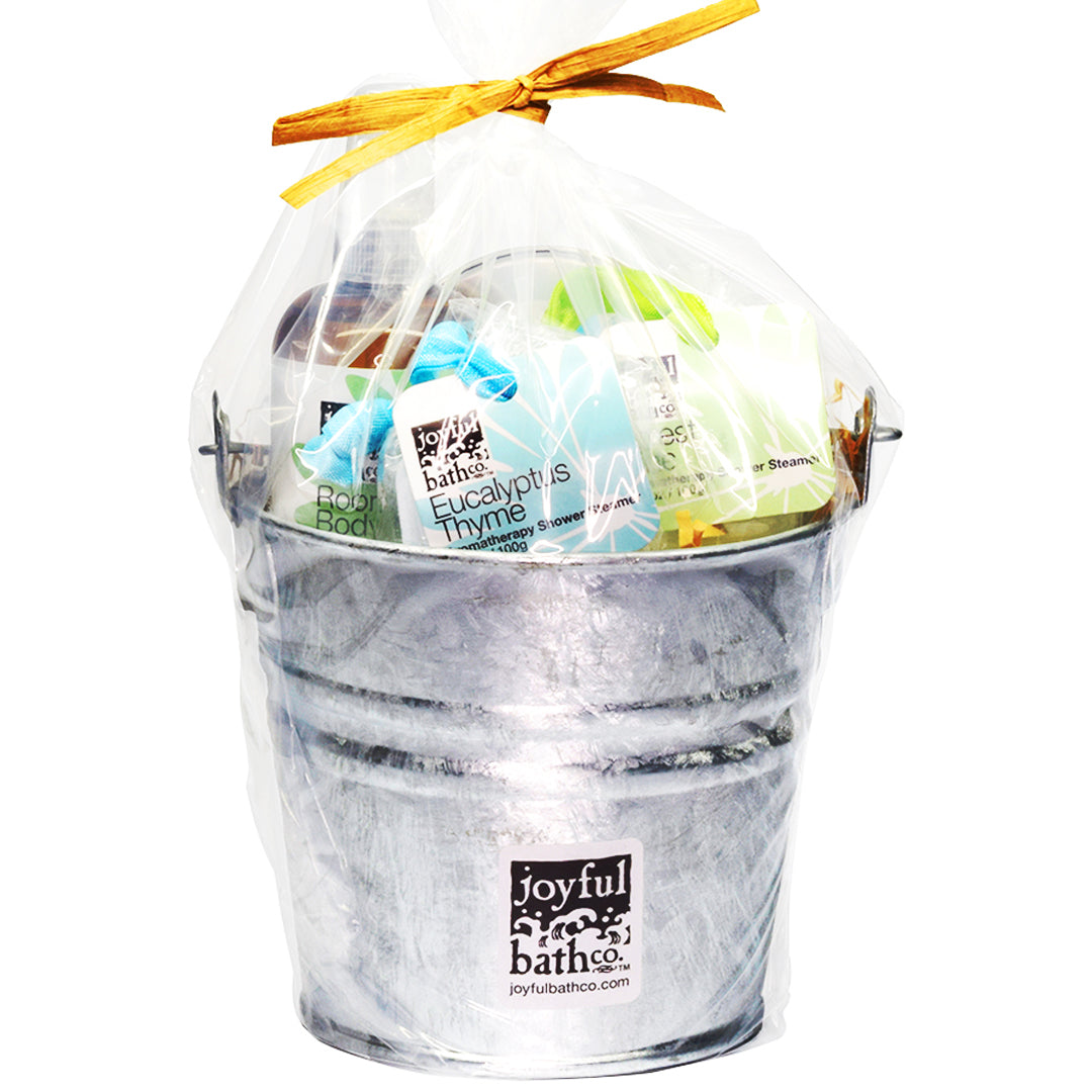 Shower Oasis Gift Set in Herbal all wrapped and ready for gifting