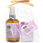 a wrapped combination of Room and Body Mist in Violet Bergamot