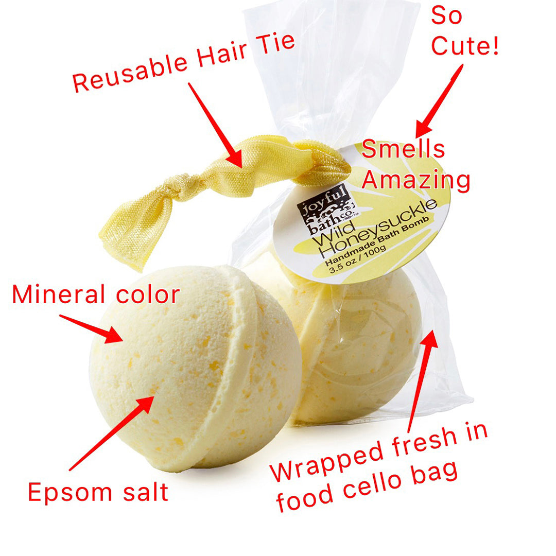 Explaining the wild honeysuckle bath bomb