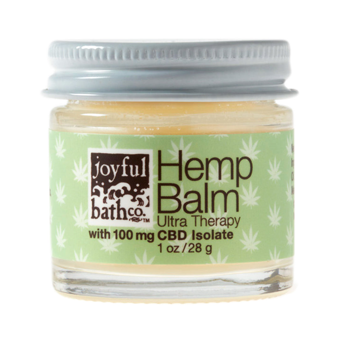 Hemp Balm 1 oz jar on a white background