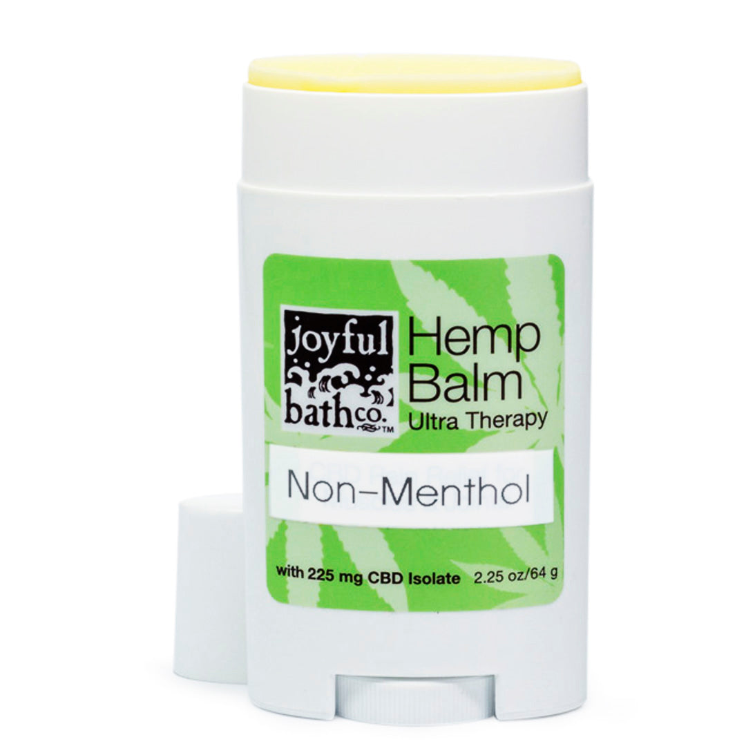 Non-Mentholated Hemp Balm Stick on a white background