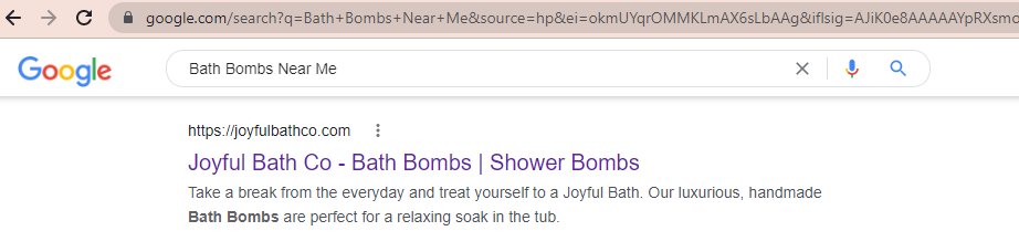 Go ahead and Google “Bath Bombs Near Me”