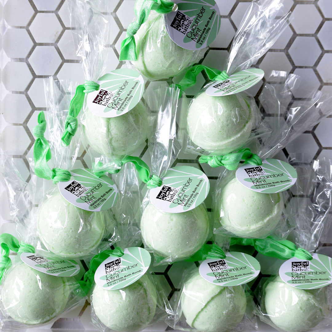 Buy 10 and Save on Cucumber Mint Bath Bomb