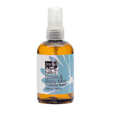 a bottle of eucalyptus thyme room and body mist