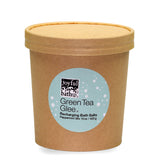 Green Tea Glee Recharging Bath Salts in brown kraft container