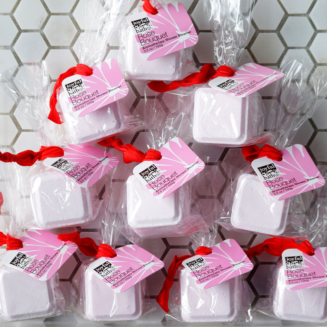 Buy 10 Rose Bouquet Shower Steamers and Save