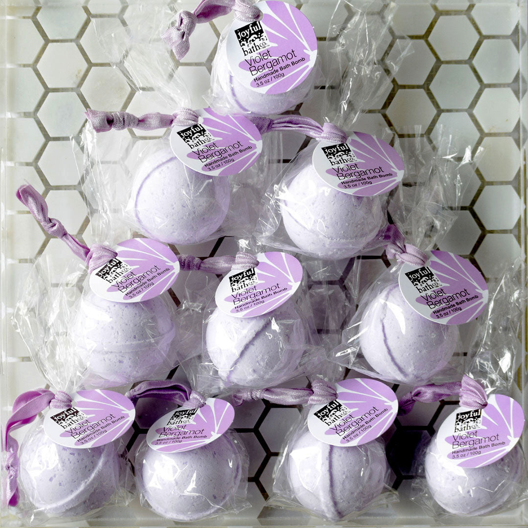 Buy 10 and Save on Violet Bergamot Bath Bombs