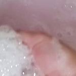 video of bubbles splish splash in the water