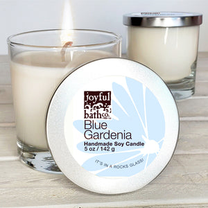 Soy Candles 5 oz - Blue Gardenia