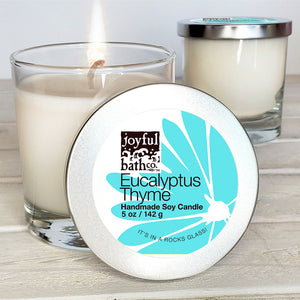 Soy Candle in Eucalyptus Thyme