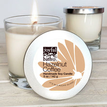 Load image into Gallery viewer, Hazelnut coffee handmade soy candle