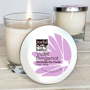 Soy Candles 5 oz - Violet Bergamot