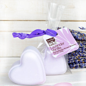 Heart-Shaped Lavender Vanilla Shower Steamer