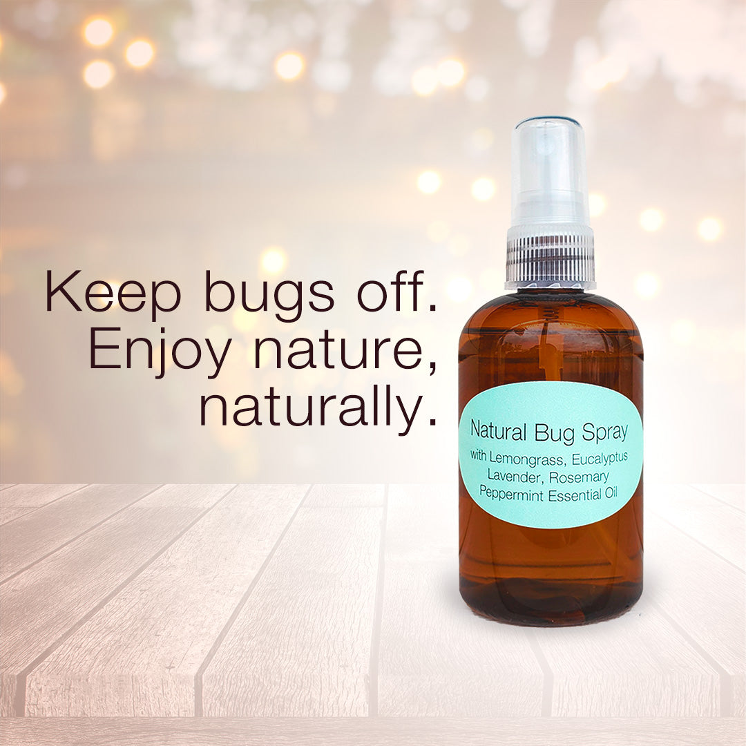 Natural Bug Spray, Keep bugs off. Enjoy nature, naturally.