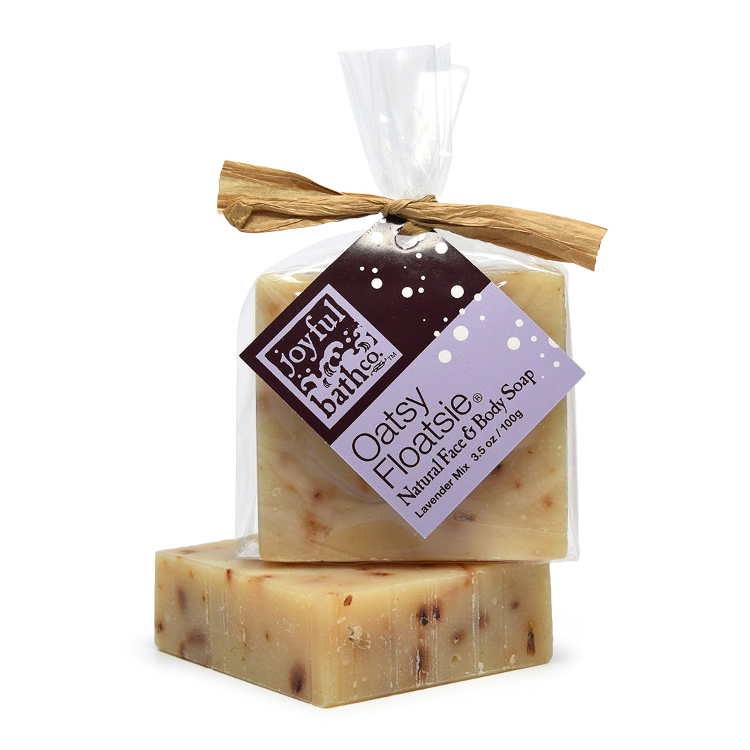 Oatsy Floatsie Natural Face and Body Soap in Lavender
